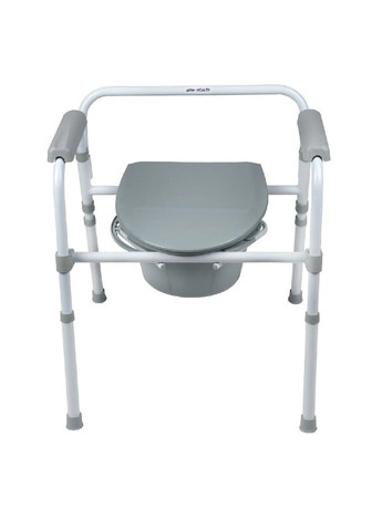 Туалетне крісло зі складним каркасом максимальним навантаженням до 150 кг 7 рівнів регулювання висоти (482204-Prob) Unbranded (371872400)