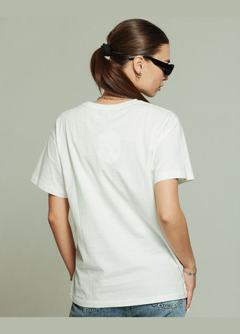 Футболка женская белая QUZU - (293142689)