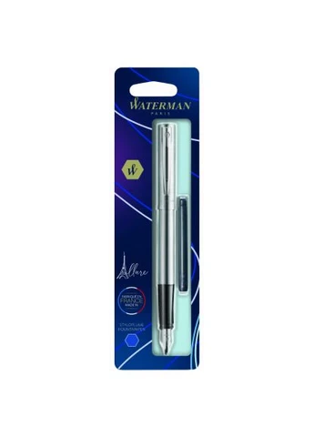 Ручка пір'яна ALLURE Chrome CT FP F блістер (13 314b) Waterman ALLURE Chrome CT FP F блістер (401138464)