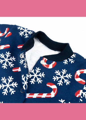 Чоловічок для немовлят з начосом з зображенням різдвяних льодяників Candy dexter's (307471913)