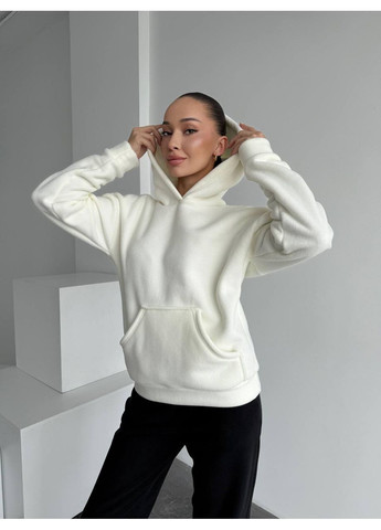 Жіночий флісовий костюм: худі з кишенею та джогери MonCher (369378546)