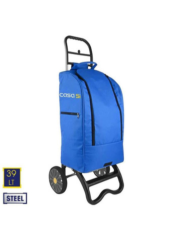 Хозяйственная сумка-тележка Partner 40л Blue (DAS302425) Casa Si (332653220)
