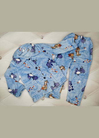 Комбінована всесезон утеплена піжама dinosaur 1950 No Brand