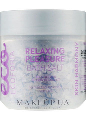Расслабляющая соль для ванны Skin Harmony Relaxing Pleasure Bath Salt 400ml (1199989-31162554) ECOFORIA (368616639)