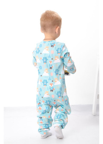 Світло-бірюзова всесезон комбінезон ясельний для хлопчика hc (h001-5076-016-4) Носи своє