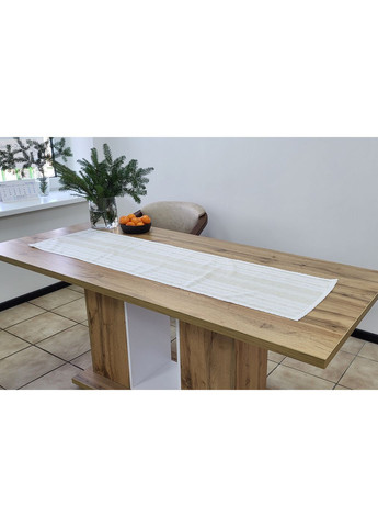 Тканая льняная салфетка-ранер с кружевом "Нежная лилейная" 400*1450 No Brand (369160871)