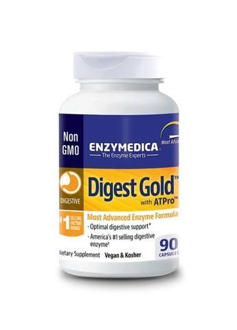 Ферменти для травлення Digest Gold - 90 caps Enzymedica (280899284)