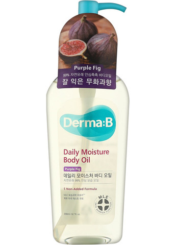Масло для тела - Derma:B Daily Moisture Body Oil Purple Fig 200ml (1398959-31106511) Derma-B (369123034)