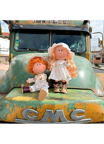 Испанская кукла Миа мальчик Мио виниловый рыжий с волосами для детей 30 см игрушка для игры Nines D'Onil (370603532)