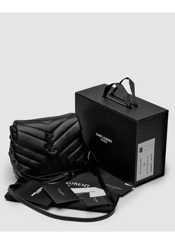 Сумка SAINT LAURENT Toy LouLou In Quilted Leather Black / Black Ів Сен-Лоран No Brand (377509293)