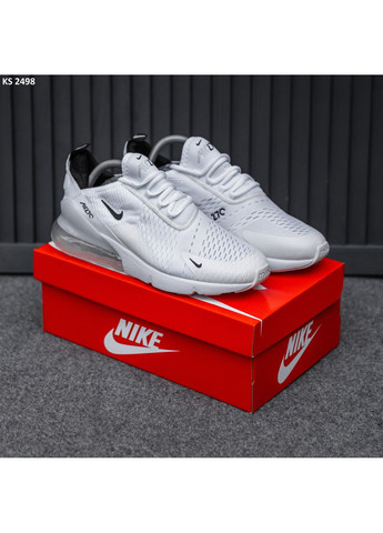 КРОССОВКИ ЖЕНСКИЕ NIKE AIR MAX 270 WHITE НАЙК АИР МАКС 270 No Brand белые демисезоны (369388194)