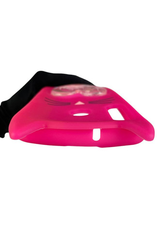 Чехол для Galaxy M30 SM-M305F детский 3д в форме котика переливашка сердечко на самсунг м30 малиновый Samsung (366018778)