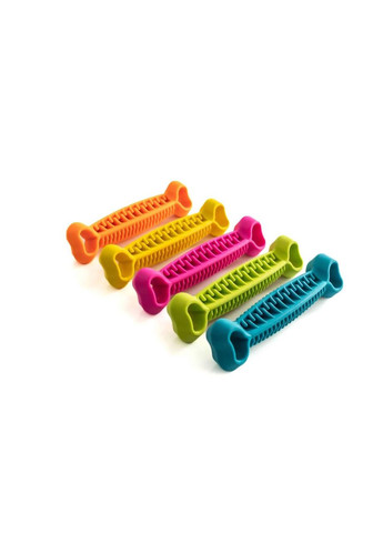 Fiboone dental Игрушка для собак и щенков Кость жевательная Зубочистка массаж для зубов 19см, розовая No Brand (330747701)