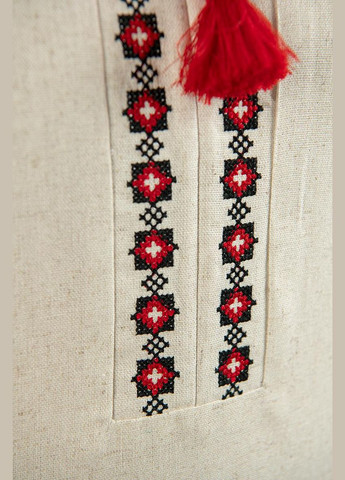 Світло-бежева вишиванка для дівчинки лляна україночка Україна льон (321973037)