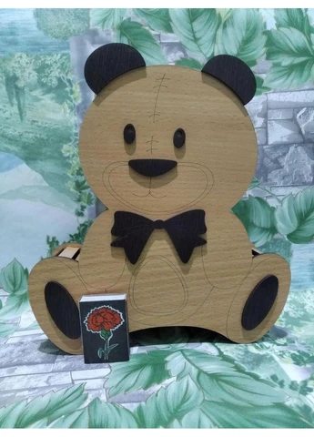 Шкатулка "Ведмедик з метеликом " No Brand (396516073)