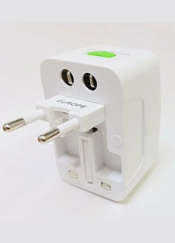 Универсальный Адаптер Переходник для Европейской Розетки с Американской и Китайской Вилкой Indaptor (5024495) Clefers (327072173)