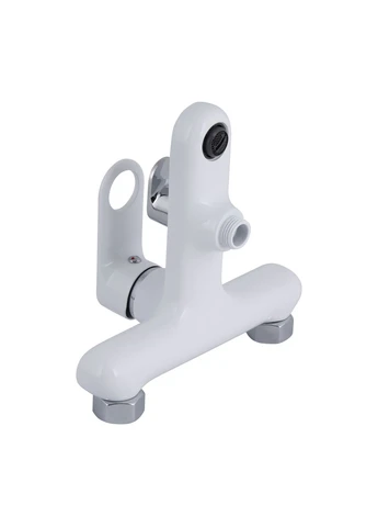 Смеситель для ванны Jay (c душевым гарнитуром) QTJAY259CRW45553 Chrome/White Qtap 259 (346492547)
