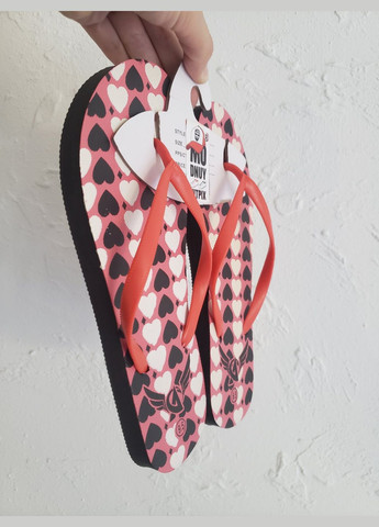 Красные шлепанцы пена вьетнамки женские LuckLine