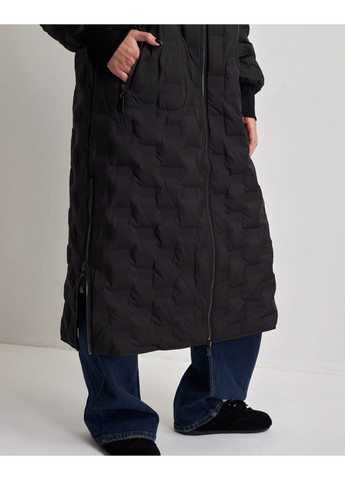 Темно-коричневе демісезонне Пальто двостороннє чорний / шоколадний Sobello