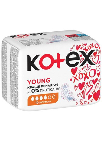 Прокладки Kotex Young Normal 10 шт. (268141709)