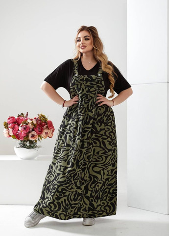 Сарафан-максі з абстрактним візерунком Україна (309575338)