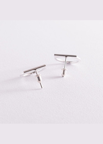 Срібні сережки - підвіски Амелі 123189 Oniks (264023911)