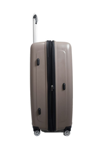 Чемодан дорожный Гигант (XL) Полипропилен Airteх 241 108л 75х52х32см Коричневый (Brown) AIRTEX (297643117)