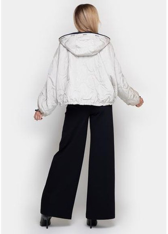 Комбинированная женская двухсторонняя куртка в бежево-голубом цвете 23209-1-sa beige/blue sam l Samange