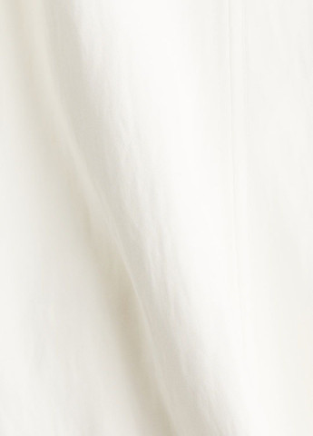 Белое кэжуал платье H&M однотонное