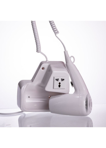 Фен настенный для сушки волос бытовой фен для укладки компактный мощный 1200 Вт Белый SK-CF-2217 Sokany (369388053)