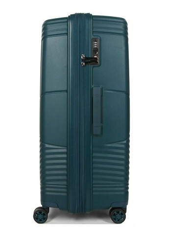 Чемодан большой L полипропилен зелёный 77х53х30+5/114л/5кг/ 639 AIRTEX (324801613)