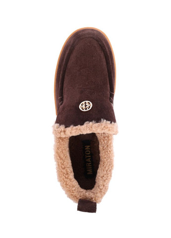 Жіночі Черевики 233D-301-2 Коричневий Велюр MIRATON (368753928)