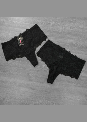 Мереживні стрінги з високою посадкою - набір 6 шт No Brand Стрінги (315723381)