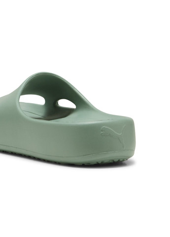 Зеленые шлепанцы shibusa slides women Puma