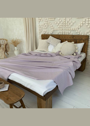 Полутораспальное вафельное покрывало Сирень (150*220) Glav Textile (297365331)