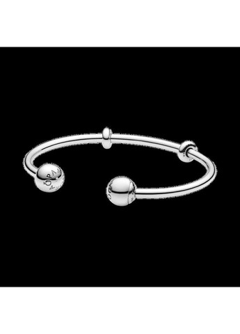 Срібний браслет-бангл Пандора відкритий бангл 596477 Kabluchka (355346740)