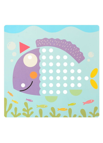 Детская мозаика с трафаретами животных M7E, 240 деталей (6 цветов) QML (315812966)