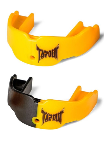 Капа боксерська 2шт для єдиноборств Tapout multi pack yellow black (289362856)
