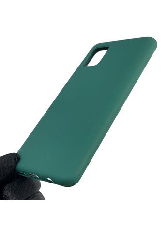 Чехол для Galaxy A51 (SM-A515F) силиконовый с микрофиброй нескользящий на самсунг а51 зеленый Samsung (366388157)