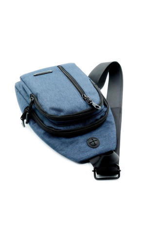 Сумка-слинг водонепроницаемая синяя через плечо для мужчин спортивная нагрудная сумка ProDobro (364672214)