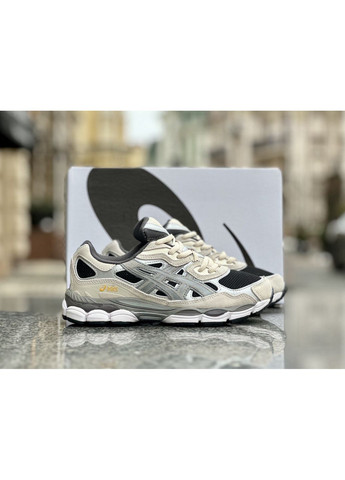 Сірі Осінні кросівки чоловічі asics gel nyc grey асікс гель нюк No Brand