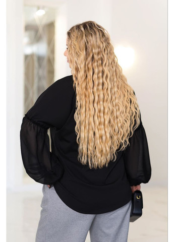 Чёрная блузка женская KaraMix