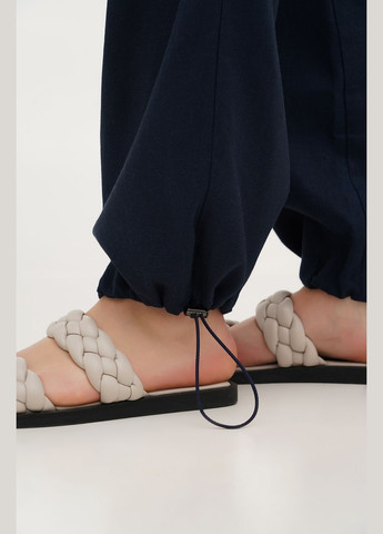 Штани жіночі з напів льону на блискавці та резинці Степ, з кишенями., р., код 8430/58/1122 ГАЛЕРЕЯ ЛЬОНУ (333164623)