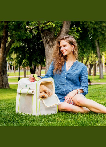 Рюкзак-переноска для кошек и мелких пород собак Relax Eco, 42х34х27 см, до 8 кг WAUDOG (332983731)