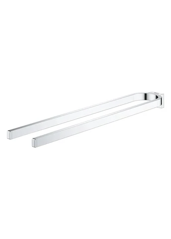 Двойной держатель для полотенец Металл 411 мм Стальной Хром Grohe (402842340)