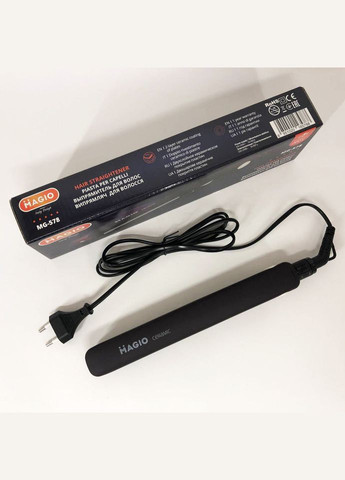 Щипці випрямляч для волосся 45Вт кераміка, регулювання t. МG-578, Стайлер для укладання Magio (364663898)