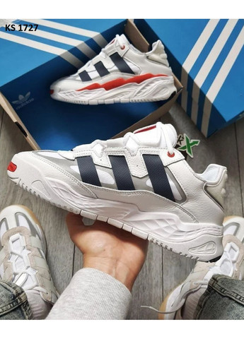 Комбіновані Осінні кросівки чоловічі adidas niteball адідас найтбол No Brand