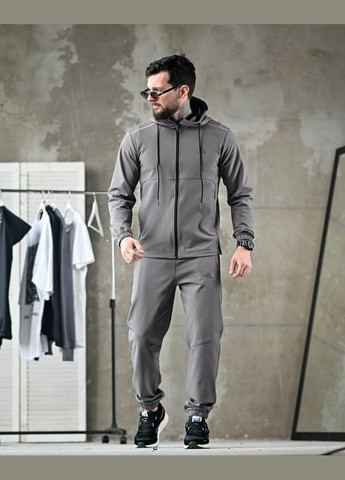 Стильный мужской спортивный костюм The North Face серый Freedom (323586532)