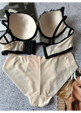 Бежевий жіноча нижня білизна на чашку с комплект бежевого кольору Velencosa