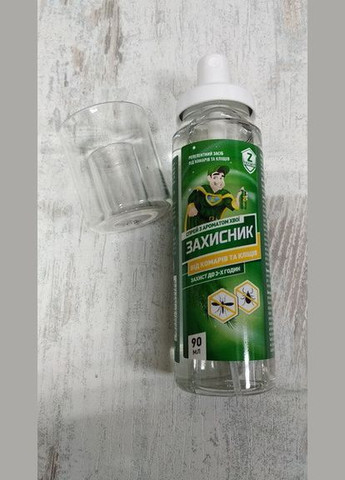 Захисник Спрей від комарів та кліщів з ароматом хвої 90мл, Ukravit (328267161)